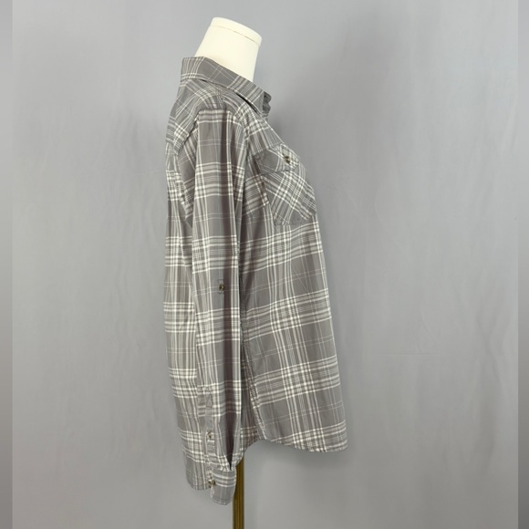 Carhartt Light Gray Plaid Shirt - Picture 4 of 7